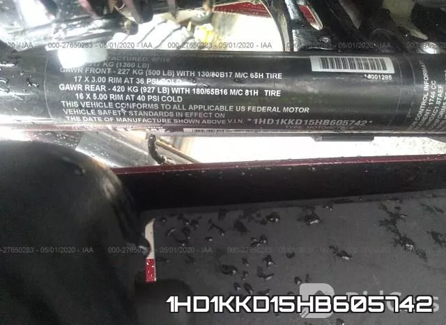 1HD1KKD15HB605742 фото 2