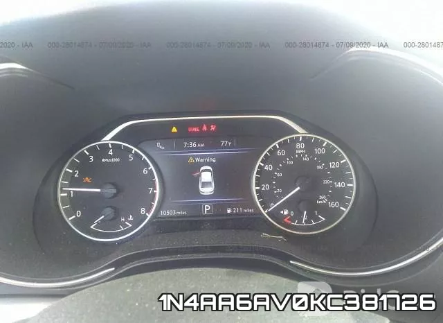 1N4AA6AV0KC381726 фото 8