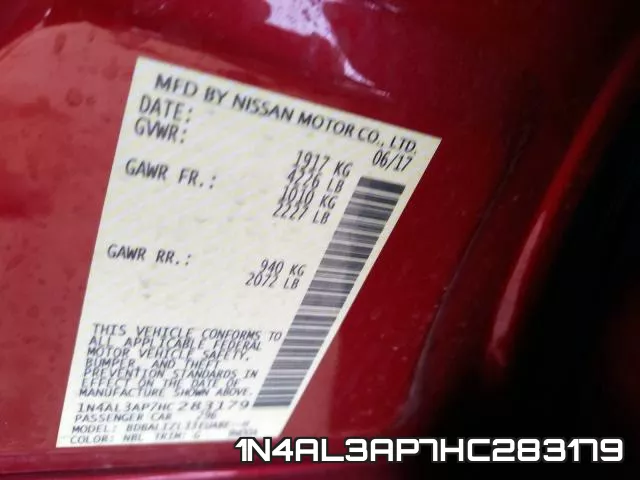 1N4AL3AP7HC283179 фото 2