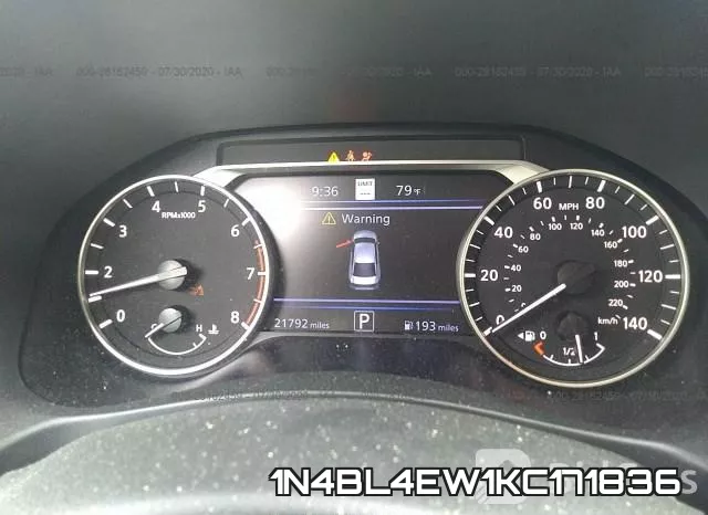 1N4BL4EW1KC171836 фото 8
