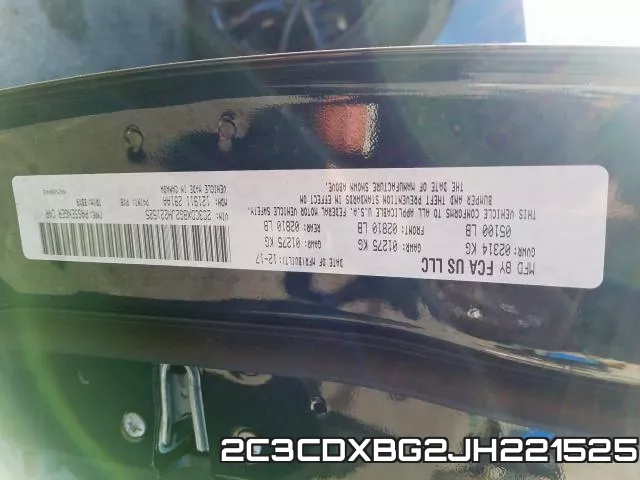 2C3CDXBG2JH221525 фото 2