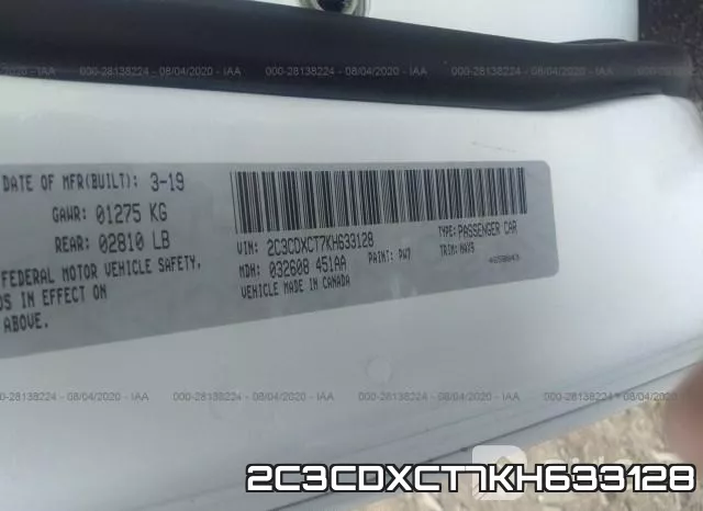 2C3CDXCT7KH633128 фото 10