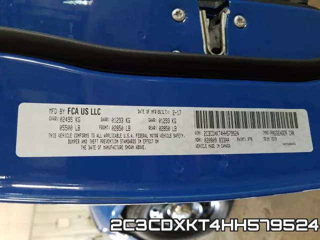 2C3CDXKT4HH579524 фото 2
