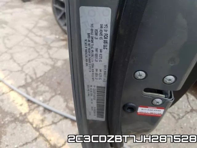 2C3CDZBT7JH287528 фото 2