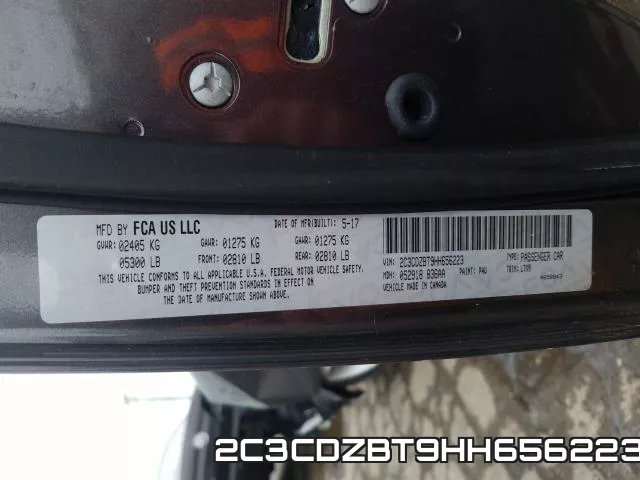 2C3CDZBT9HH656223 фото 2