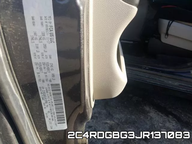 2C4RDGBG3JR137083 фото 2