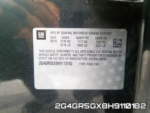 2G4GR5GX8H9110182 фото 2
