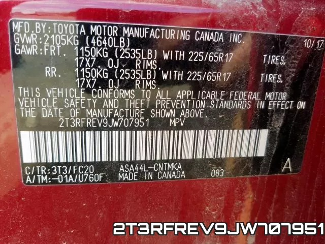 2T3RFREV9JW707951 фото 2