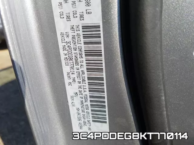 3C4PDDEG8KT770114 фото 2