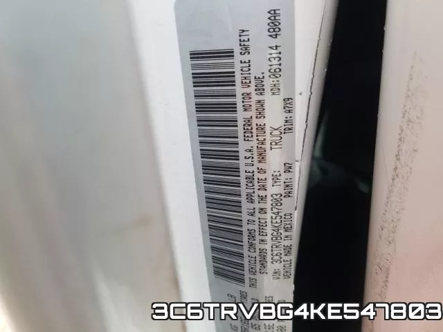 3C6TRVBG4KE547803 фото 2