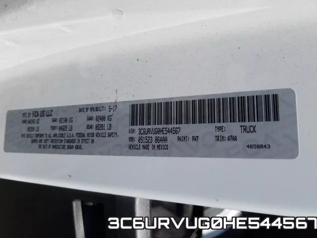 3C6URVUG0HE544567 фото 2