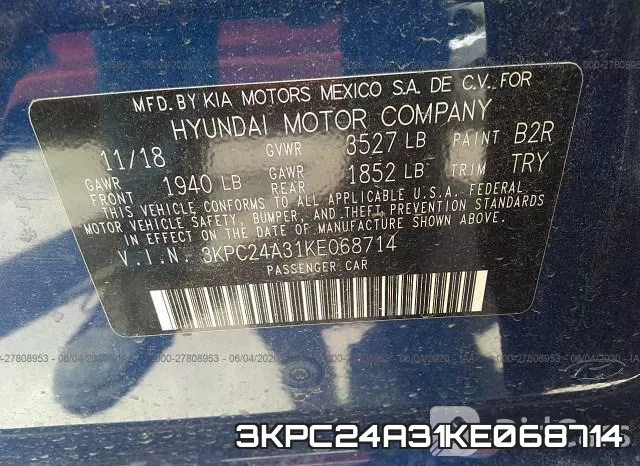 3KPC24A31KE068714 фото 10