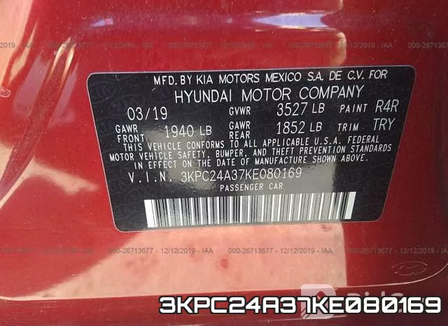 3KPC24A37KE080169 фото 10
