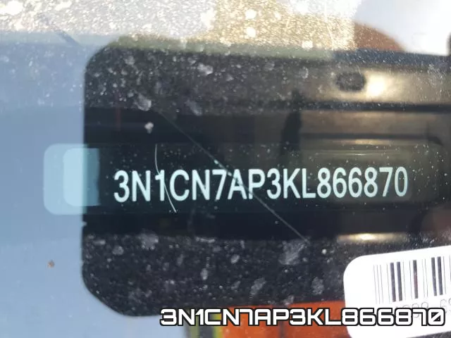 3N1CN7AP3KL866870 фото 2
