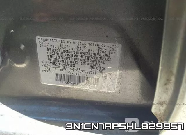 3N1CN7AP5HL829957 фото 10
