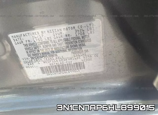 3N1CN7AP6HL899015 фото 10