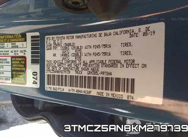 3TMCZ5AN8KM279739 фото 10