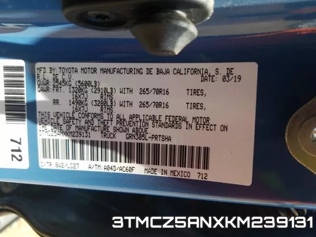 3TMCZ5ANXKM239131 фото 2