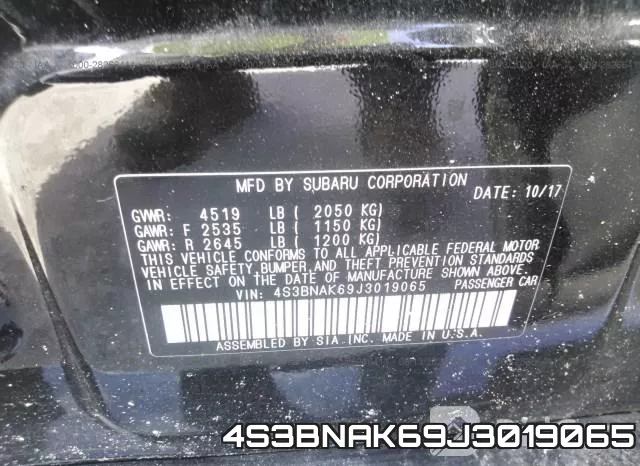 4S3BNAK69J3019065 фото 10