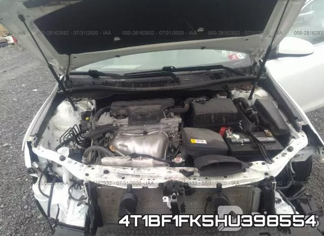 4T1BF1FK5HU398554 фото 2