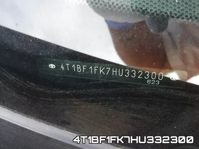 4T1BF1FK7HU332300 фото 2