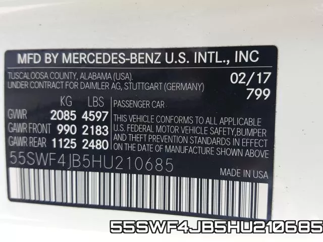 55SWF4JB5HU210685 фото 2