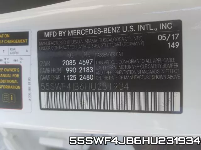 55SWF4JB6HU231934 фото 2