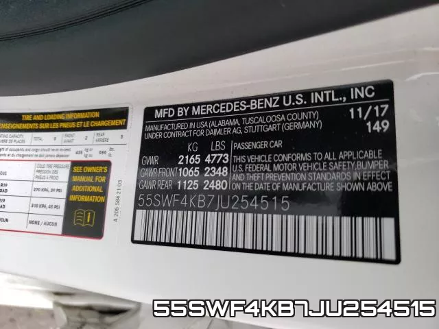 55SWF4KB7JU254515 фото 2