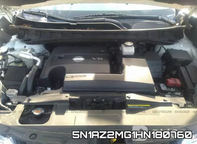 5N1AZ2MG1HN180760 фото 2