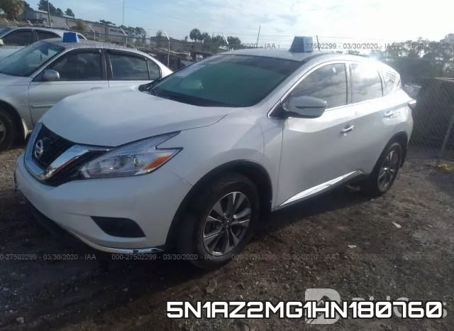 5N1AZ2MG1HN180760 фото 3