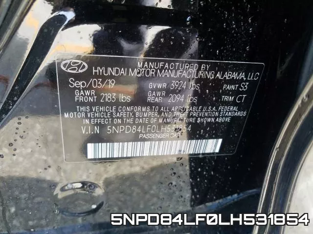 5NPD84LF0LH531854 фото 2