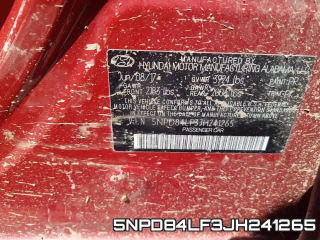 5NPD84LF3JH241265 фото 2