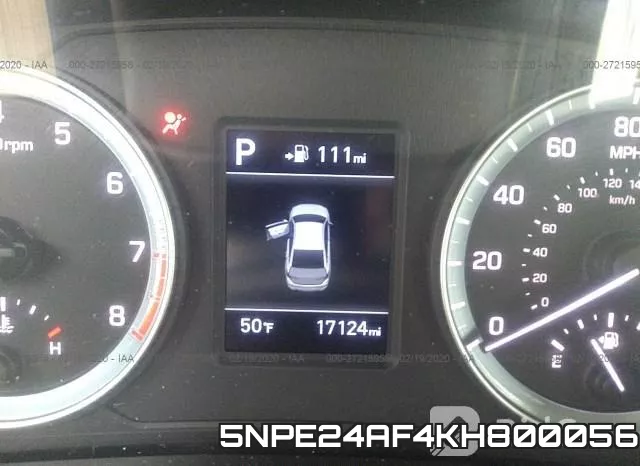 5NPE24AF4KH800056 фото 8