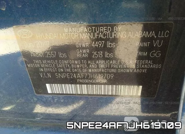 5NPE24AF7JH619709 фото 10