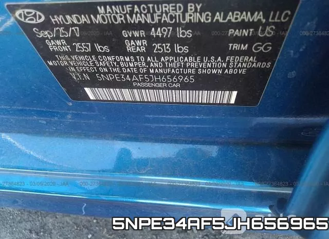 5NPE34AF5JH656965 фото 10