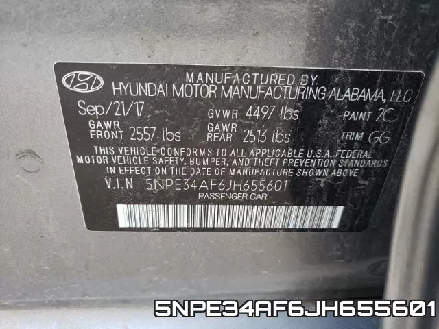 5NPE34AF6JH655601 фото 2
