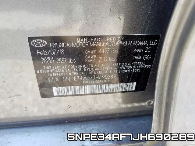 5NPE34AF7JH690289 фото 2