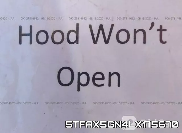 5TFAX5GN4LX175670 фото 2
