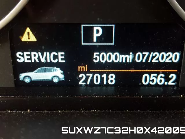 5UXWZ7C32H0X42005 фото 9