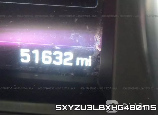 5XYZU3LBXHG480175 фото 8