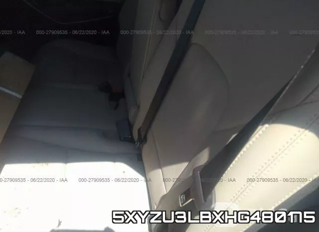 5XYZU3LBXHG480175 фото 9