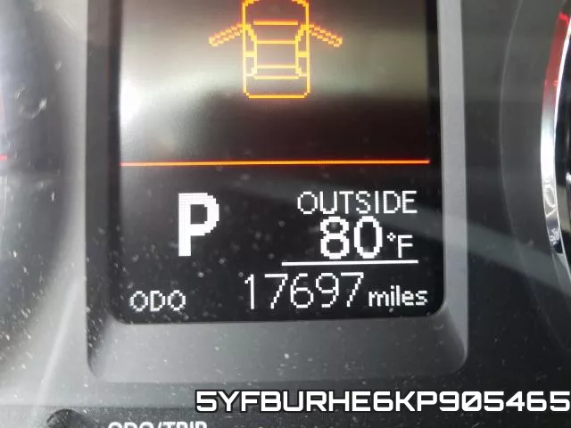5YFBURHE6KP905465 фото 9