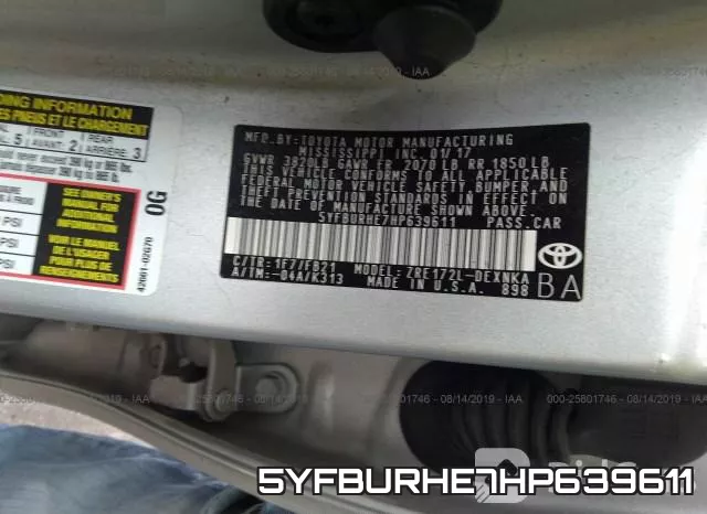5YFBURHE7HP639611 фото 10
