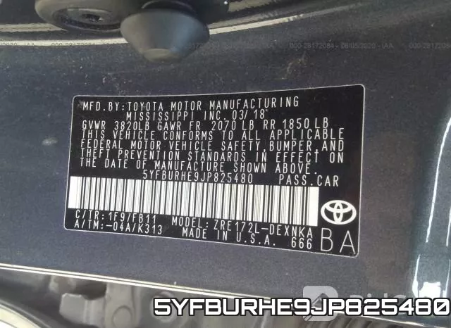 5YFBURHE9JP825480 фото 10