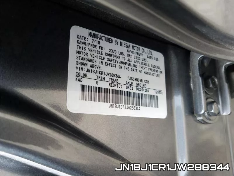 JN1BJ1CR1JW288344 фото 2