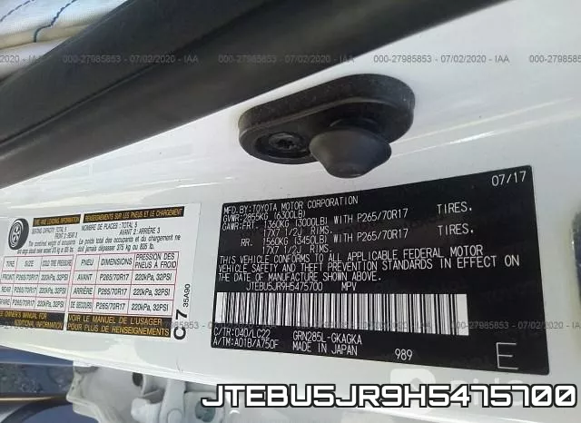 JTEBU5JR9H5475700 фото 10