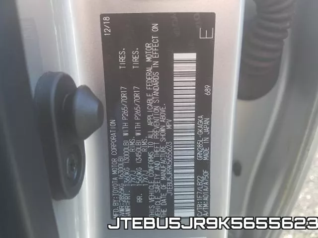 JTEBU5JR9K5655623 фото 2