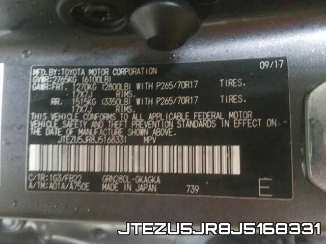 JTEZU5JR8J5168331 фото 2