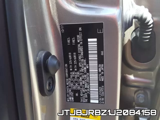 JTJBJRBZ1J2084158 фото 2
