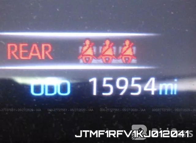 JTMF1RFV1KJ012041 фото 8